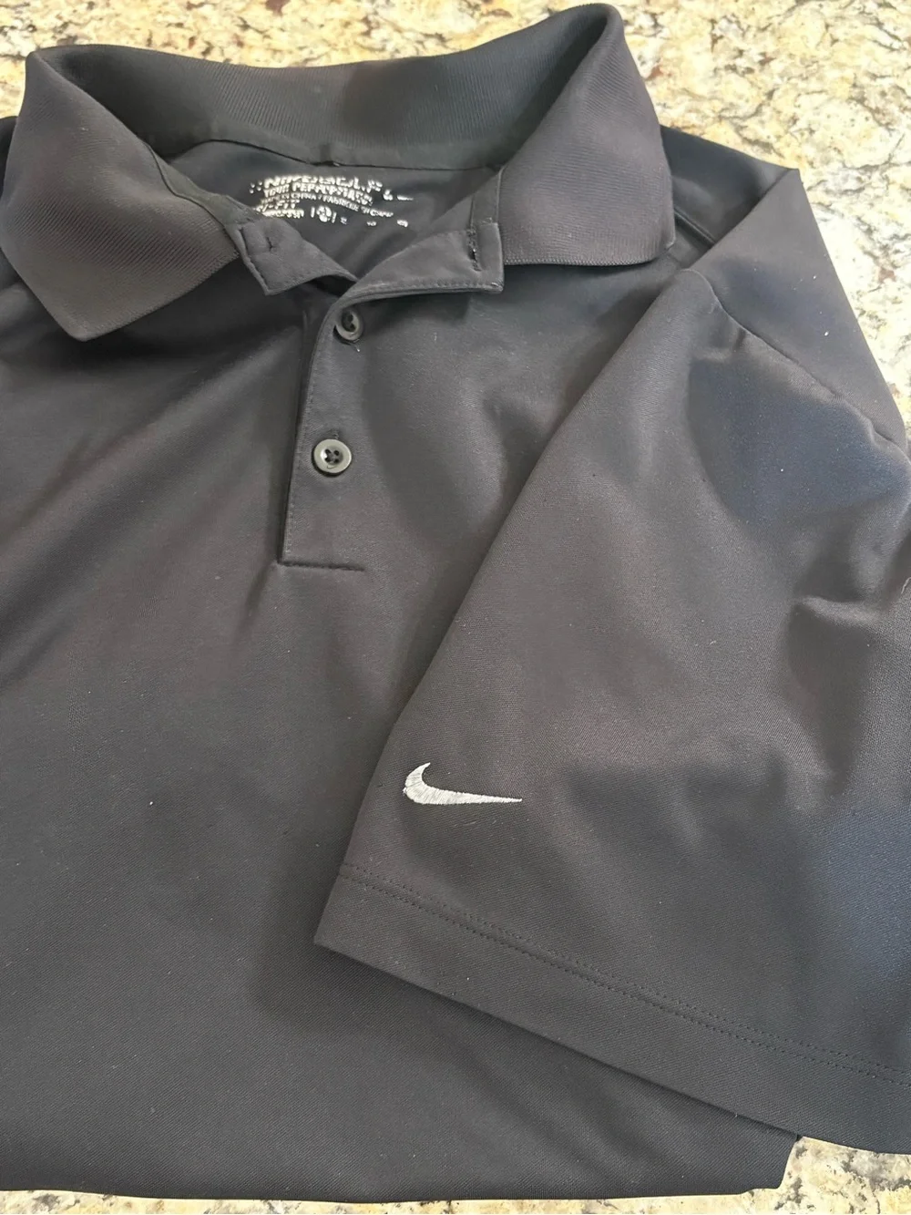 Nike Golf Men's Black Dri-FIT Polo Shirt size XL